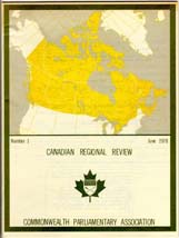 Canadian Parliamentary Review Cover