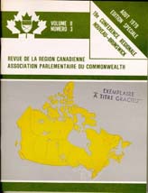 Canadian Parliamentary Review Cover