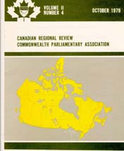 Canadian Parliamentary Review Cover