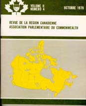 Canadian Parliamentary Review Cover