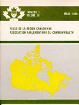 Canadian Parliamentary Review Cover