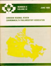 Canadian Parliamentary Review Cover