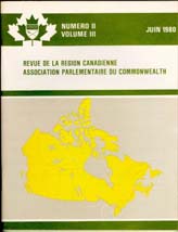 Canadian Parliamentary Review Cover