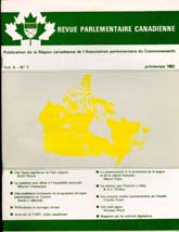 Canadian Parliamentary Review Cover