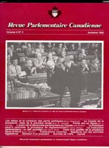 Canadian Parliamentary Review Cover