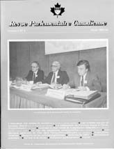 Canadian Parliamentary Review Cover