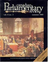 Canadian Parliamentary Review Cover