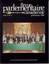 Canadian Parliamentary Review Cover