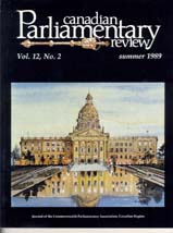 Canadian Parliamentary Review Cover