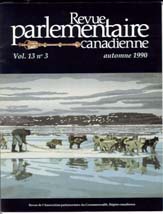 Canadian Parliamentary Review Cover