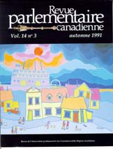 Canadian Parliamentary Review Cover