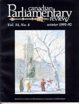 Canadian Parliamentary Review Cover