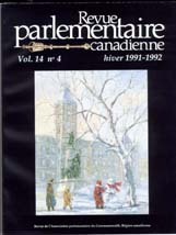 Canadian Parliamentary Review Cover