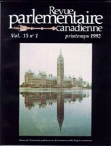 Canadian Parliamentary Review Cover