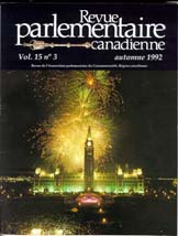 Canadian Parliamentary Review Cover