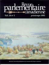 Canadian Parliamentary Review Cover