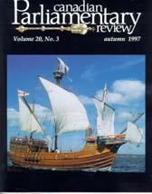 Canadian Parliamentary Review Cover