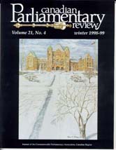 Canadian Parliamentary Review Cover