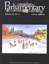 Canadian Parliamentary Review Cover