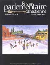 Canadian Parliamentary Review Cover