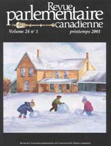Canadian Parliamentary Review Cover