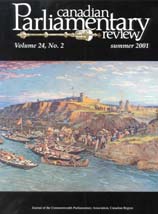 Canadian Parliamentary Review Cover