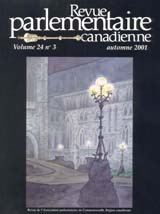 Canadian Parliamentary Review Cover