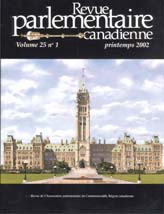 Canadian Parliamentary Review Cover