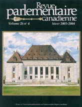 Canadian Parliamentary Review Cover
