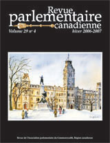 Canadian Parliamentary Review Cover