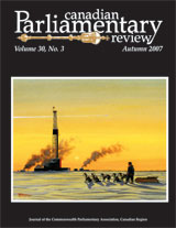 Canadian Parliamentary Review Cover