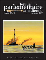 Canadian Parliamentary Review Cover
