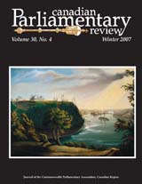 Canadian Parliamentary Review Cover