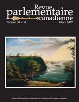 Canadian Parliamentary Review Cover