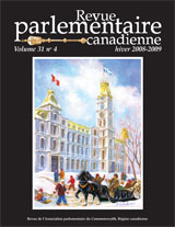 Canadian Parliamentary Review Cover