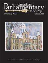 Canadian Parliamentary Review Cover