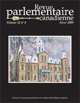 Canadian Parliamentary Review Cover