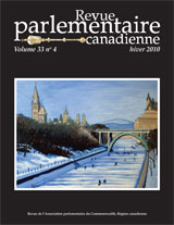 Canadian Parliamentary Review Cover