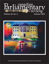 Canadian Parliamentary Review Cover