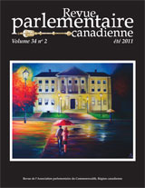 Canadian Parliamentary Review Cover