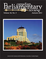 Canadian Parliamentary Review Cover