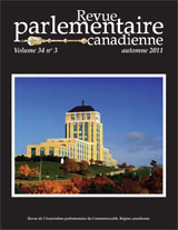 Canadian Parliamentary Review Cover