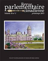 Canadian Parliamentary Review Cover
