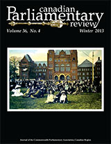 Canadian Parliamentary Review Cover