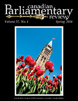 Canadian Parliamentary Review Cover