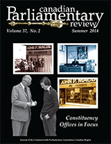 Canadian Parliamentary Review Cover