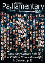 Canadian Parliamentary Review Cover