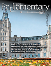 Canadian Parliamentary Review Cover