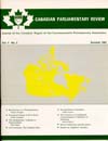 Canadian Parliamentary Review Cover