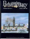 Canadian Parliamentary Review Cover